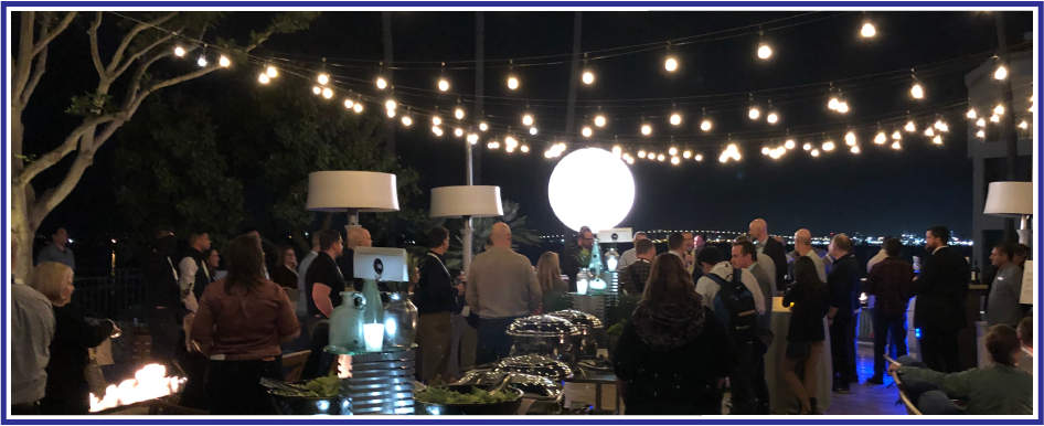 Image showing people talking during a happy hour reception